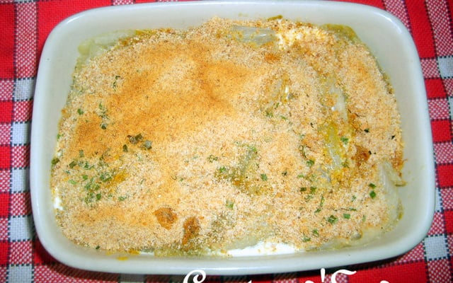 Gratin d'endives et boulgour