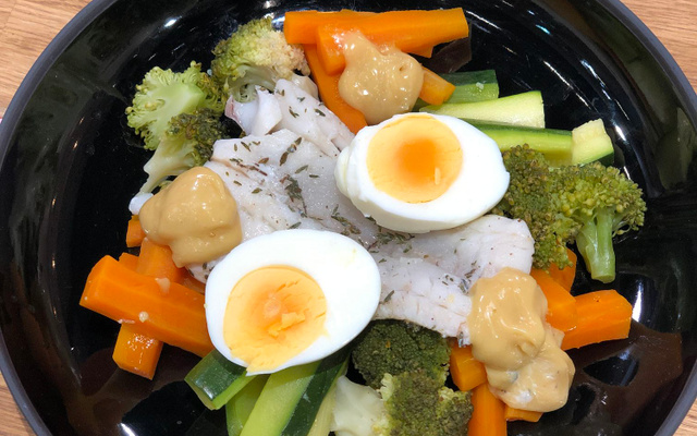 Cabillaud façon aïoli provençal au wasabi