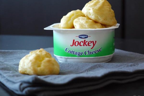Gougères au cottage cheese