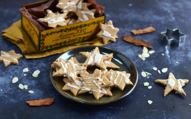 Etoiles aux amandes et à la cannelle
