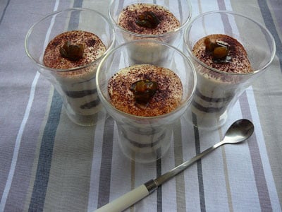 Aubergine en tiramisu