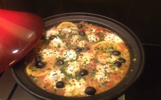 Tajine de lotte aux épices