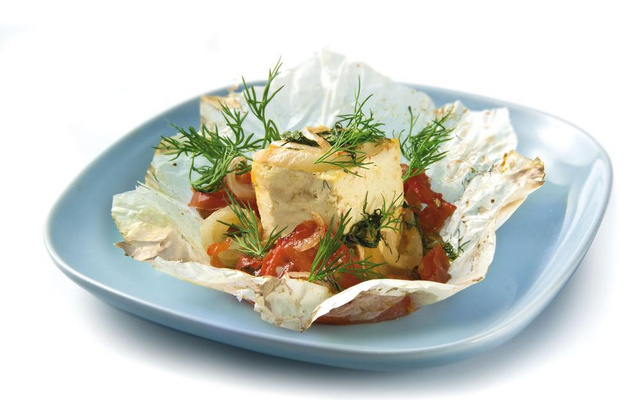 Tofu en papillote