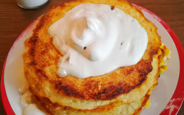 Pancakes au yaourt et maïzena