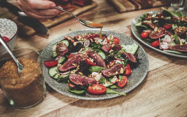 Salade facile de bœuf à la thaïlandaise