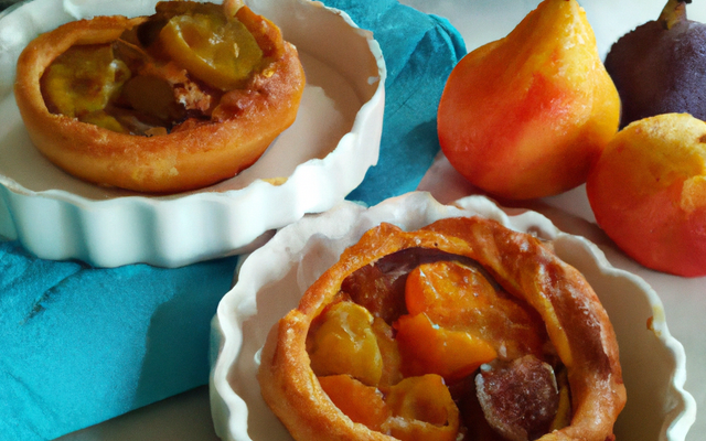 Tartes aux fruits d'automne