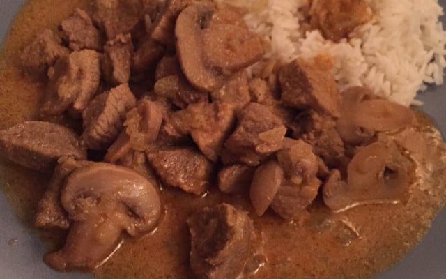 Sauté de porc au curry