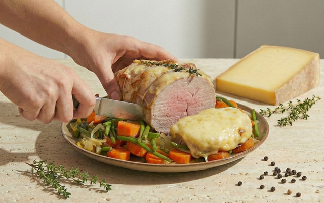 Rôti de veau Orloff facile