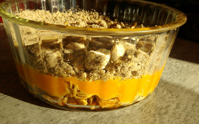 Crumble salé de butternut