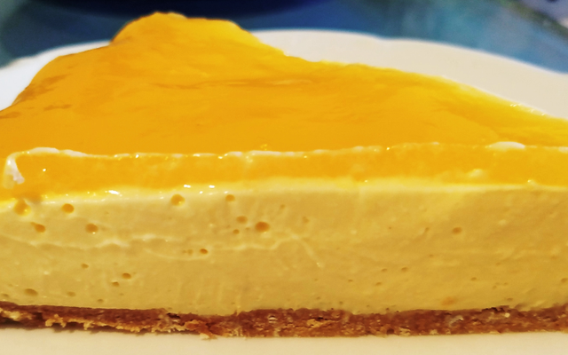 cheesecake orange et fruit de la passion