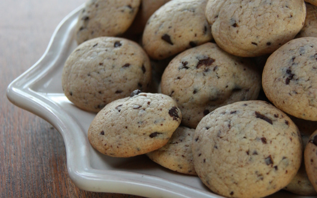 Cookies chocolat noir et blanc