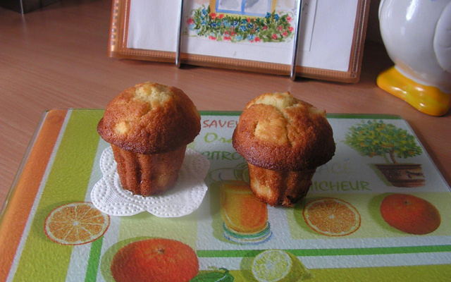 Muffins miel - cannelle - fleur d'oranger