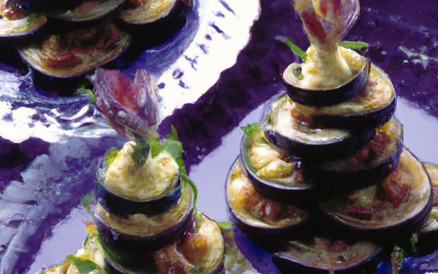 rondelles aubergines aperitives