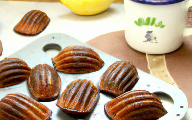 Petites madeleines craquantes au chocolat