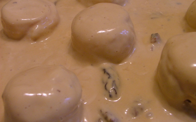 Roulé de sole au saumon sauce champagne aux morilles