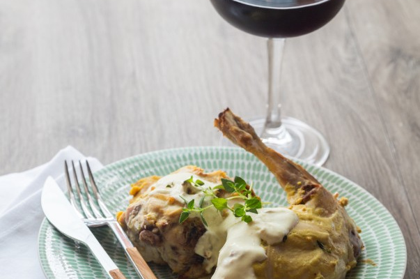 Lapin à la moutarde recette généreuse