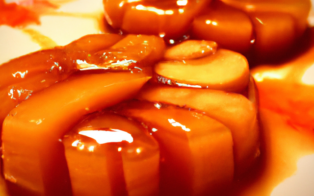 Aumônières de pommes caramélisées