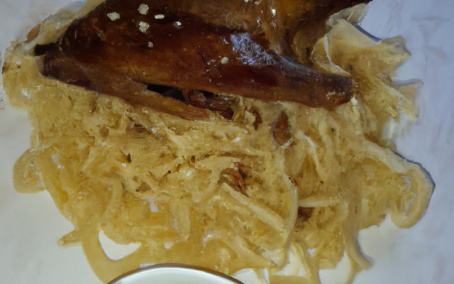 Nouilles au canard confit