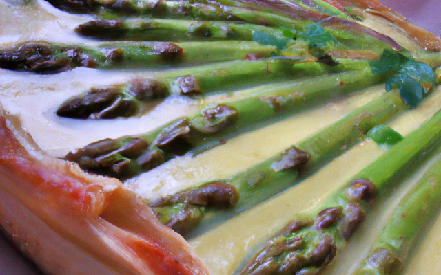 Tourte aux asperges