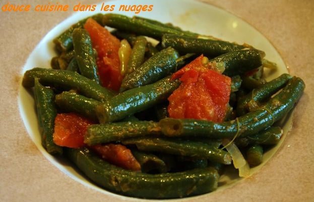 Haricots mangetout aux anchois