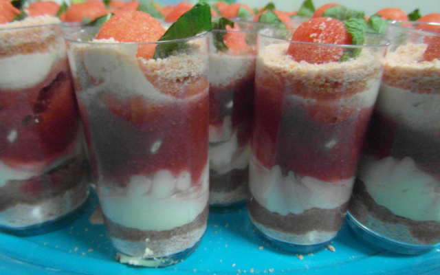 Tiramisu aux fraises maison