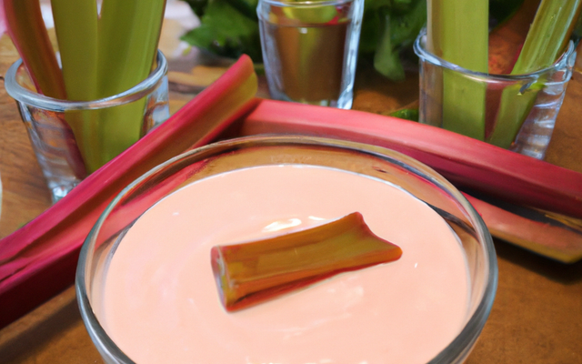 Crème de rhubarbe