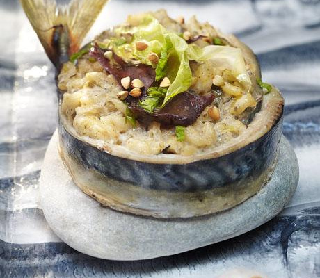 Maquereau en risotto