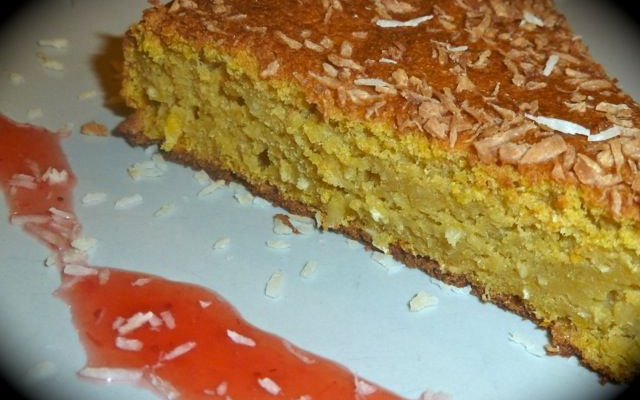 Fondant au potiron-coco-citron