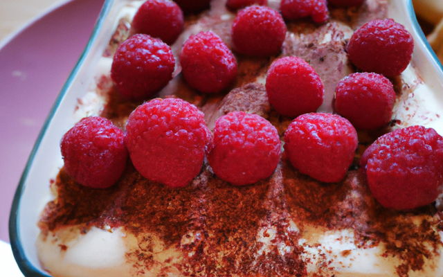Tiramisu framboises