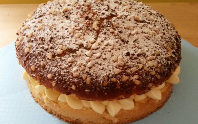 Tarte tropézienne à la fleur d'oranger