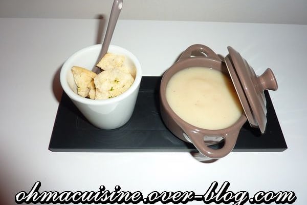 Velouté de céleri rave et pomme de terre
