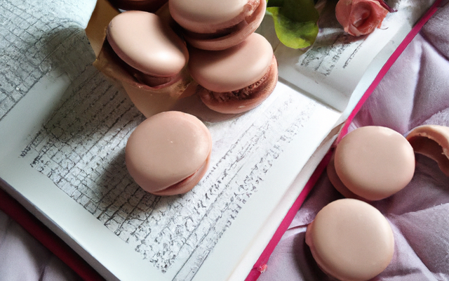 Macarons roses girly à la ganache au chocolat blanc