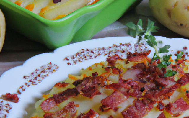 Pomme de terre gratiné aux lardons