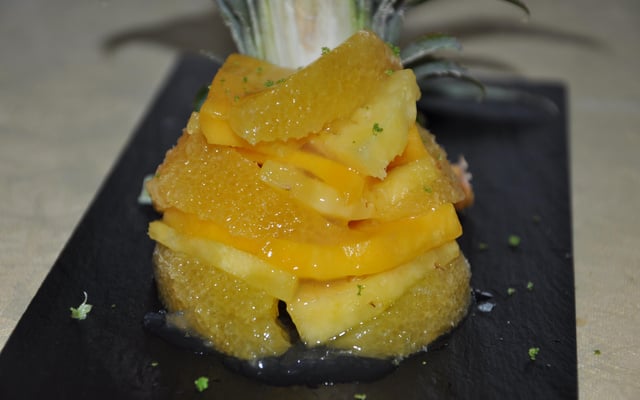 Timbale de fruits exotiques au Soho