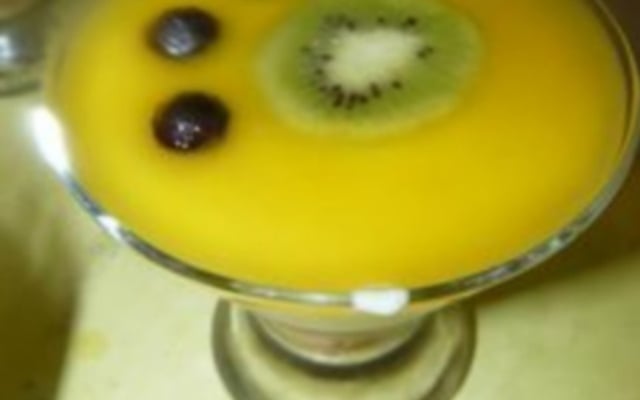 Tiramisu aux fruits exotiques et biscuits palmiers