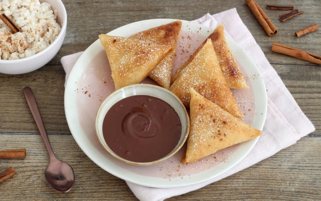 Bricks sucrés au riz et cannelle