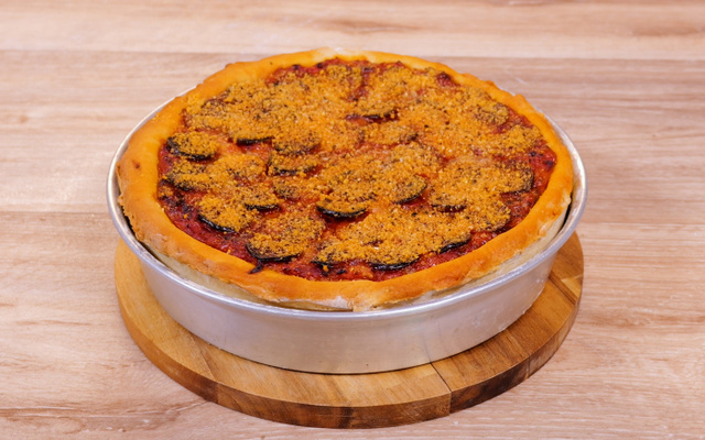 Pizza "deep dish" comme à Chicago