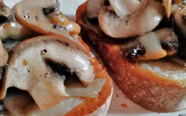 tartines de champignons
