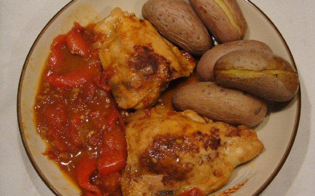 Poulet au paprika maison