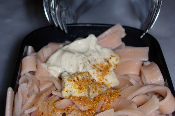 Tagliatelles fraîches, crème aux cèpes