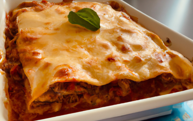 Lasagne à la bolognaise maison