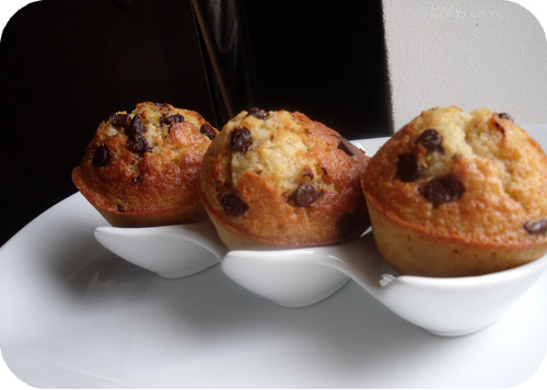 Muffins aux pépites de chocolat de nigella lawson!