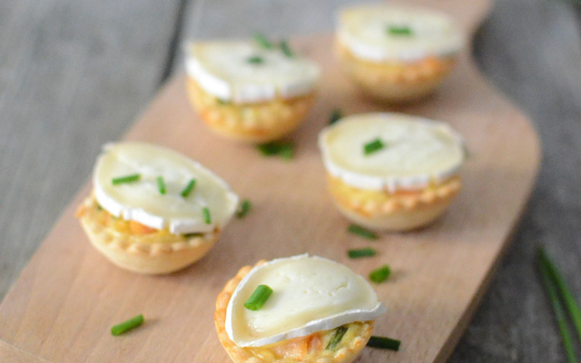 Tartelettes apéritives au saumon & En-Cas de Caprice