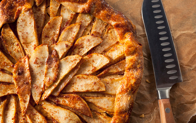 Tarte aux pommes et amandes