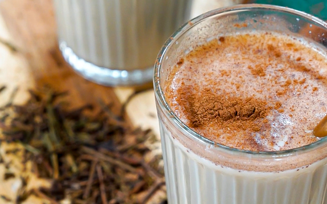 Thé au lait de Noël