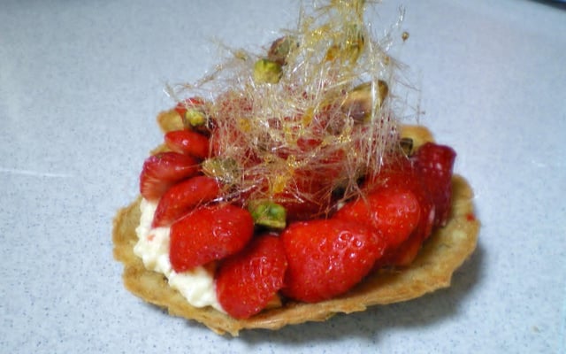 Tarte aux fraises revisitée facile