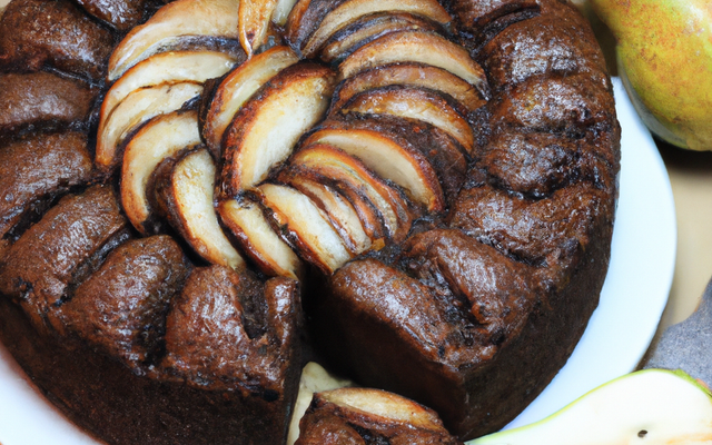 Gâteau poire chocolat