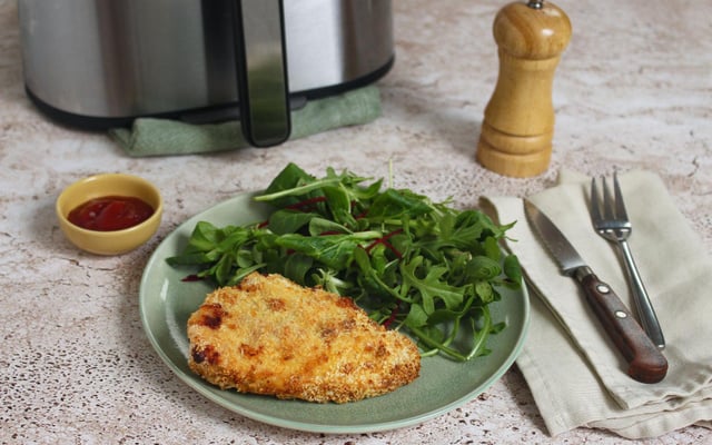 Escalope de poulet pané au Air Fryer