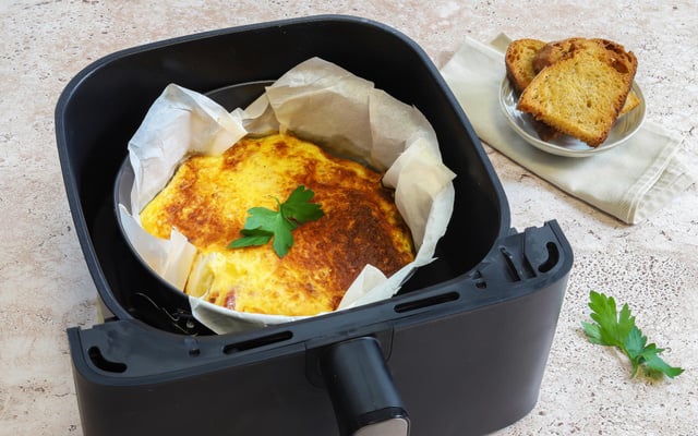 Quiche sans pâte au Air Fryer