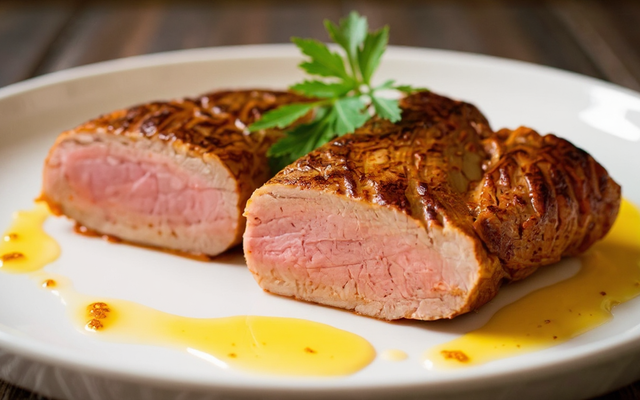 Rôti de porc moelleux